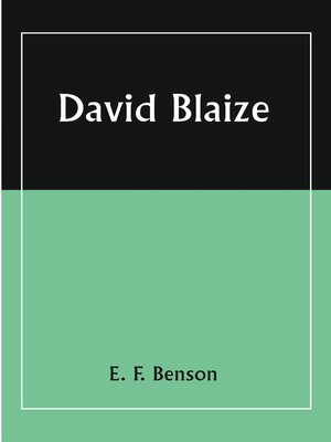 cover image of David Blaize